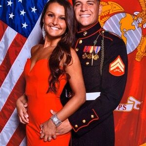 Nookie Red Strapless Gown